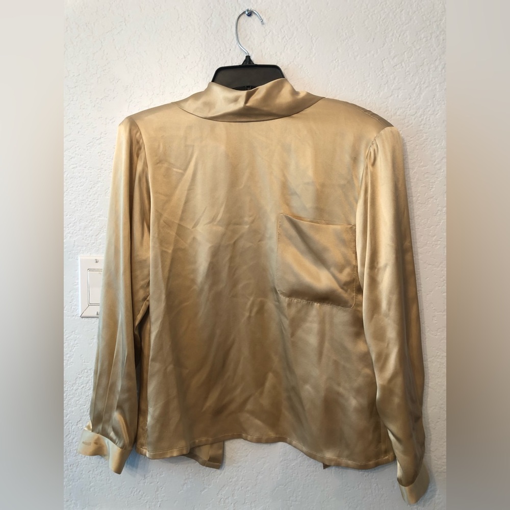 Vintage Dana Buchman 100% Silk Blouse